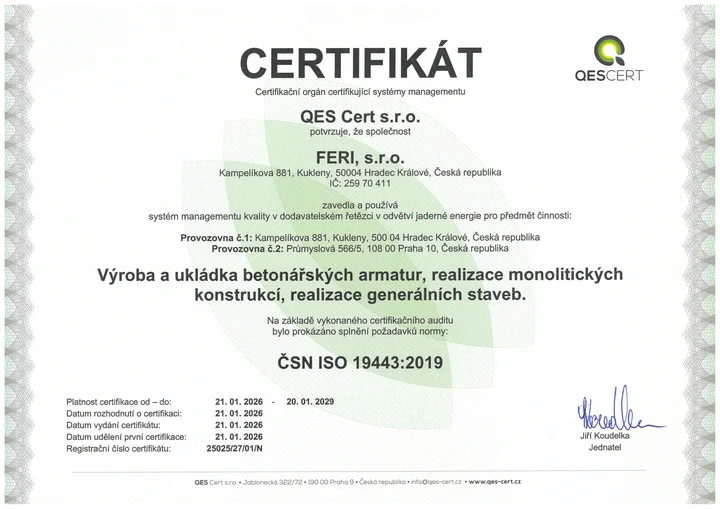 ČSN ISO 19443:2019